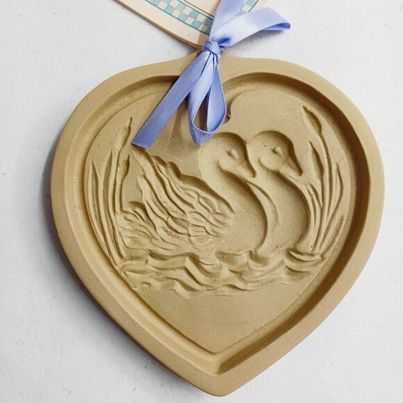 Brown Bag Cookie Mold Rare Signed VTG 2005 841/1000 Swan Song Heart Original Pkg - Picture 3 of 11